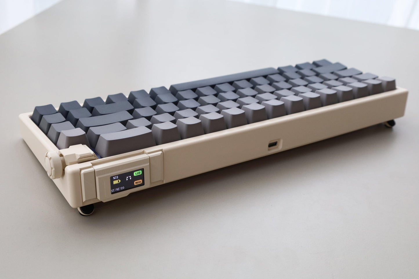 NJ68 Pro Wireless Mechanical Keyboard - Steel Plate - Keydous® Store