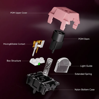 Mix-5 Pink Mechanical Switch
