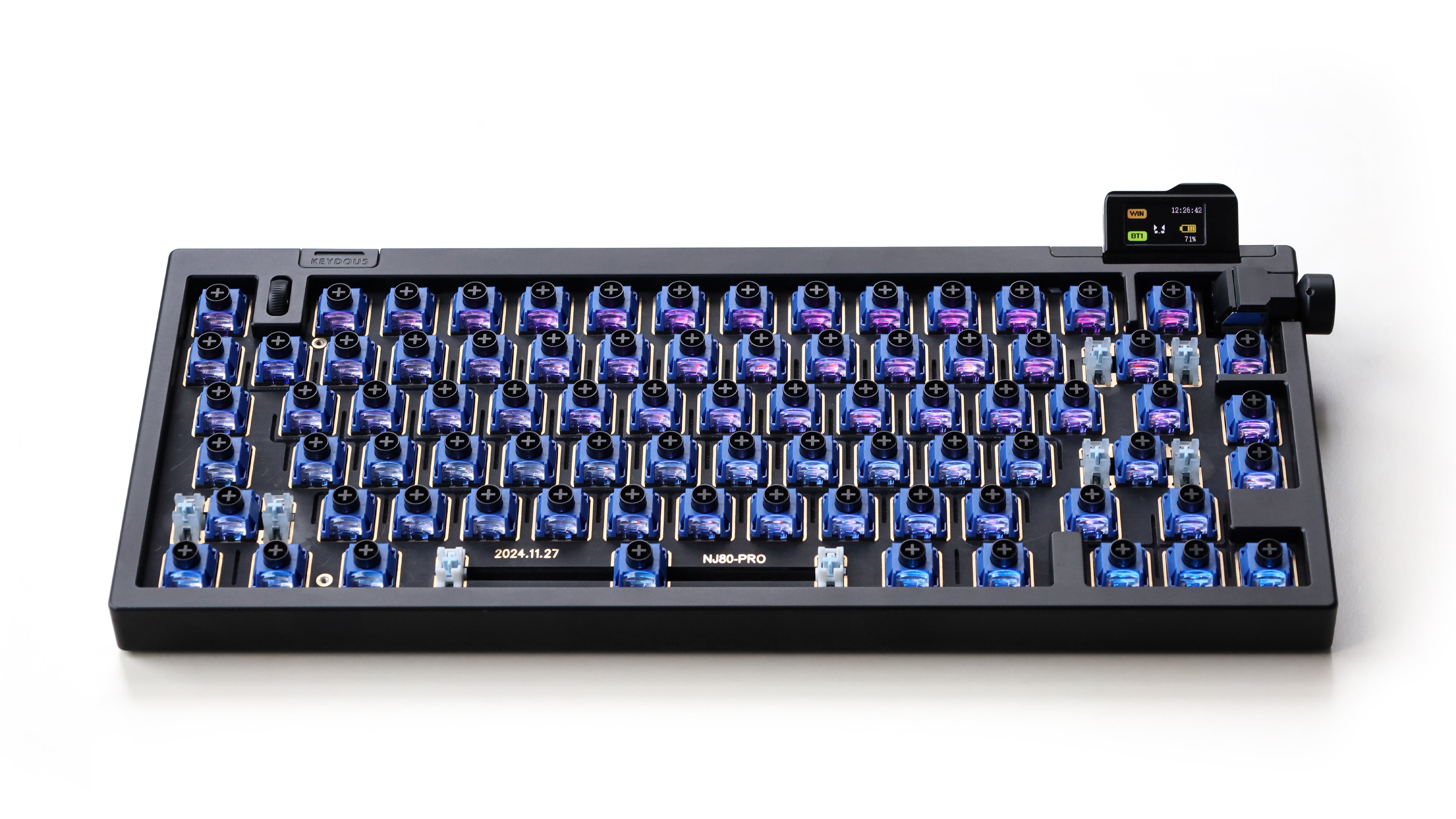 NJ80 Pro Wireless Aluminium Alloy Mechanical Keyboard 【presell