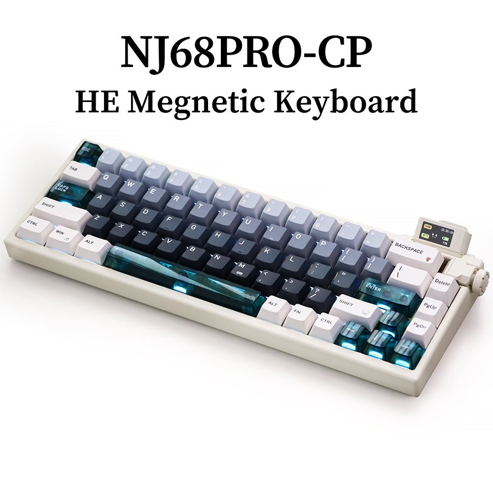 NJ68 Pro - CP Aluminium Alloy HE Magnetic Keyboard - Keydous