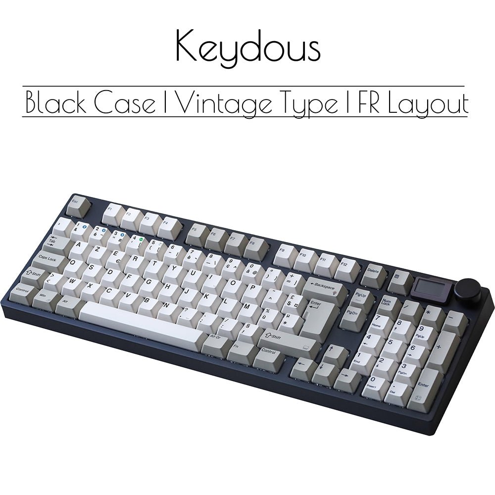 NJ98 - ISO Wireless Custom Mechanical Keyboard - Europe Layout - Keydous