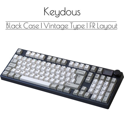 NJ98 - ISO Wireless Custom Mechanical Keyboard - Europe Layout - Keydous