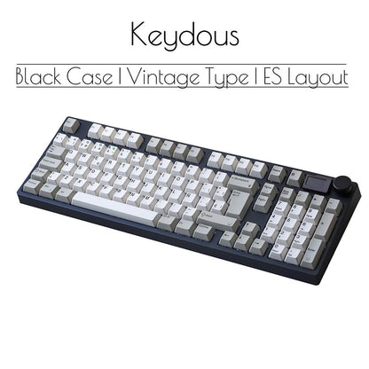 NJ98 - ISO Wireless Custom Mechanical Keyboard - Europe Layout - Keydous