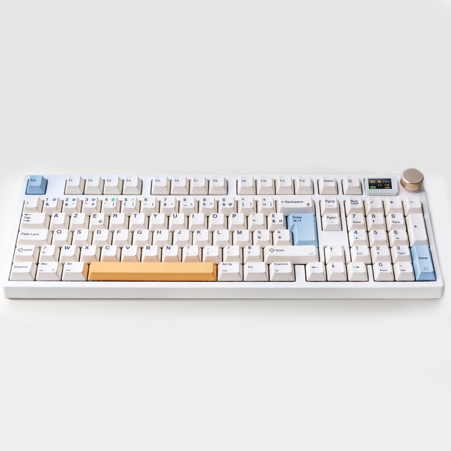 NJ98 - ISO Wireless Custom Mechanical Keyboard - Europe Layout - Keydous