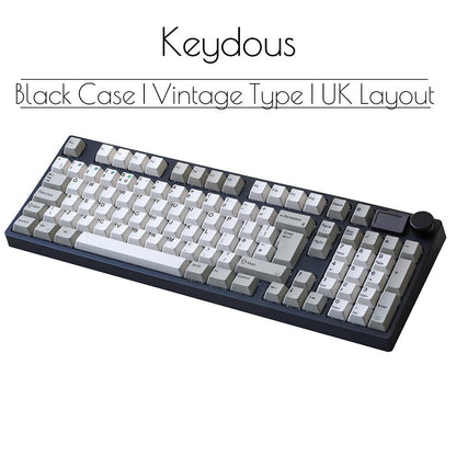 NJ98 - ISO Wireless Custom Mechanical Keyboard - Europe Layout - Keydous