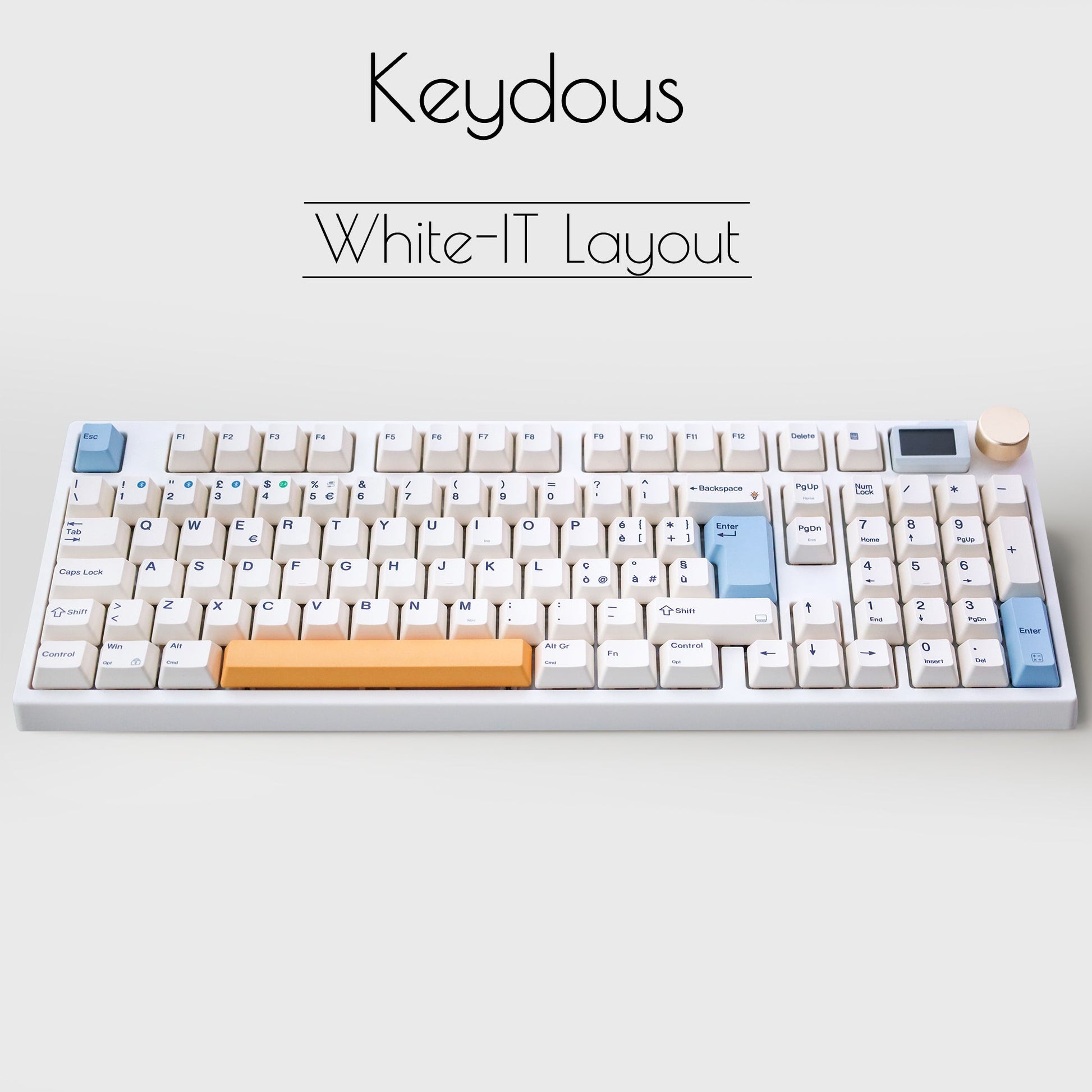 NJ98 Wireless Custom Mechanical Keyboard - ISO Europe Layout - Keydous