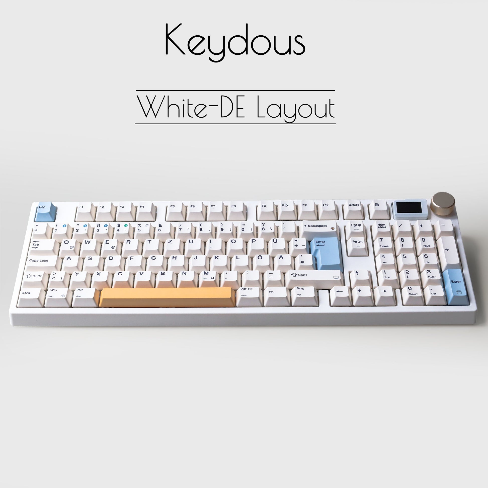 NJ98 Wireless Custom Mechanical Keyboard - ISO Europe Layout - Keydous