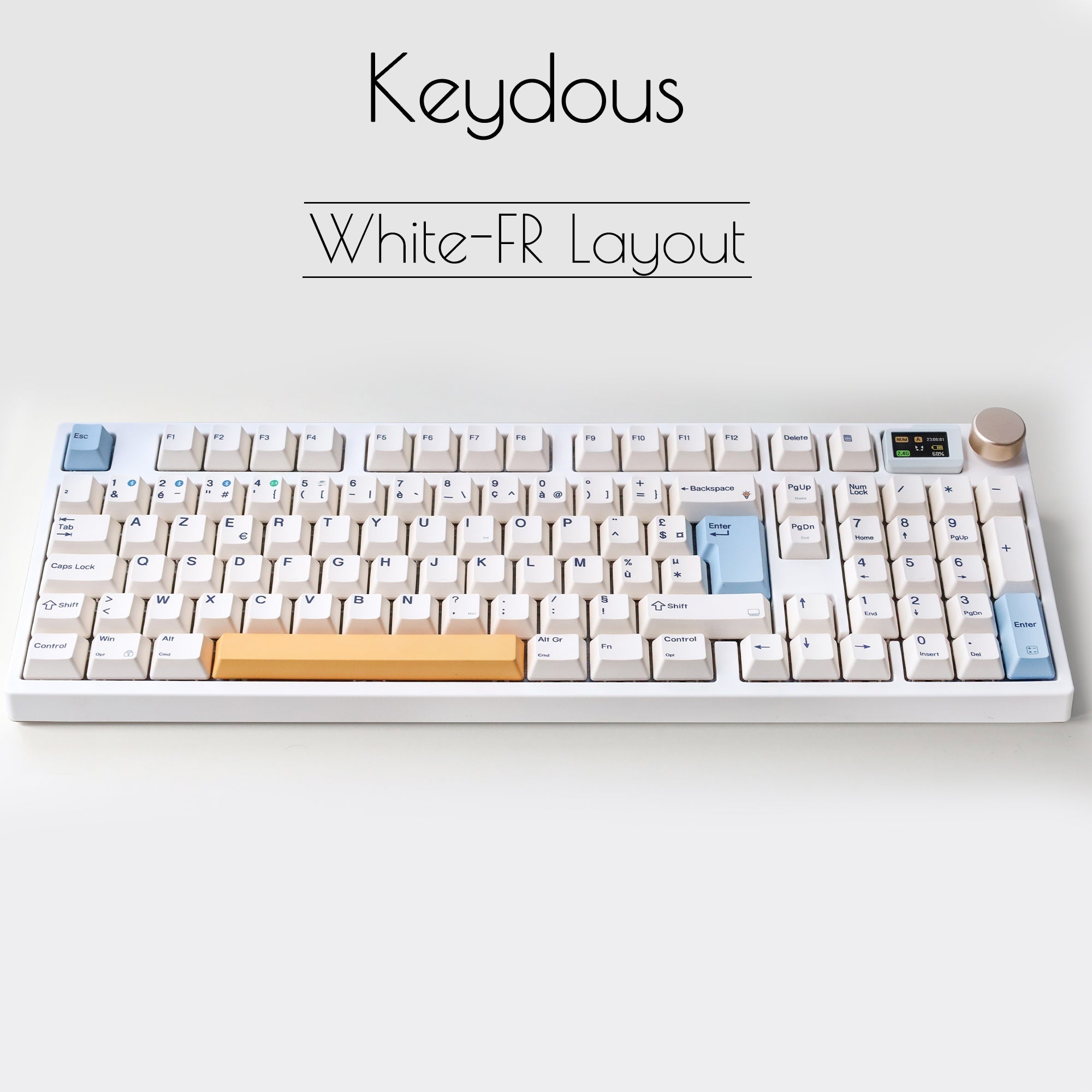 NJ98 Wireless Custom Mechanical Keyboard - ISO Europe Layout – Keydous